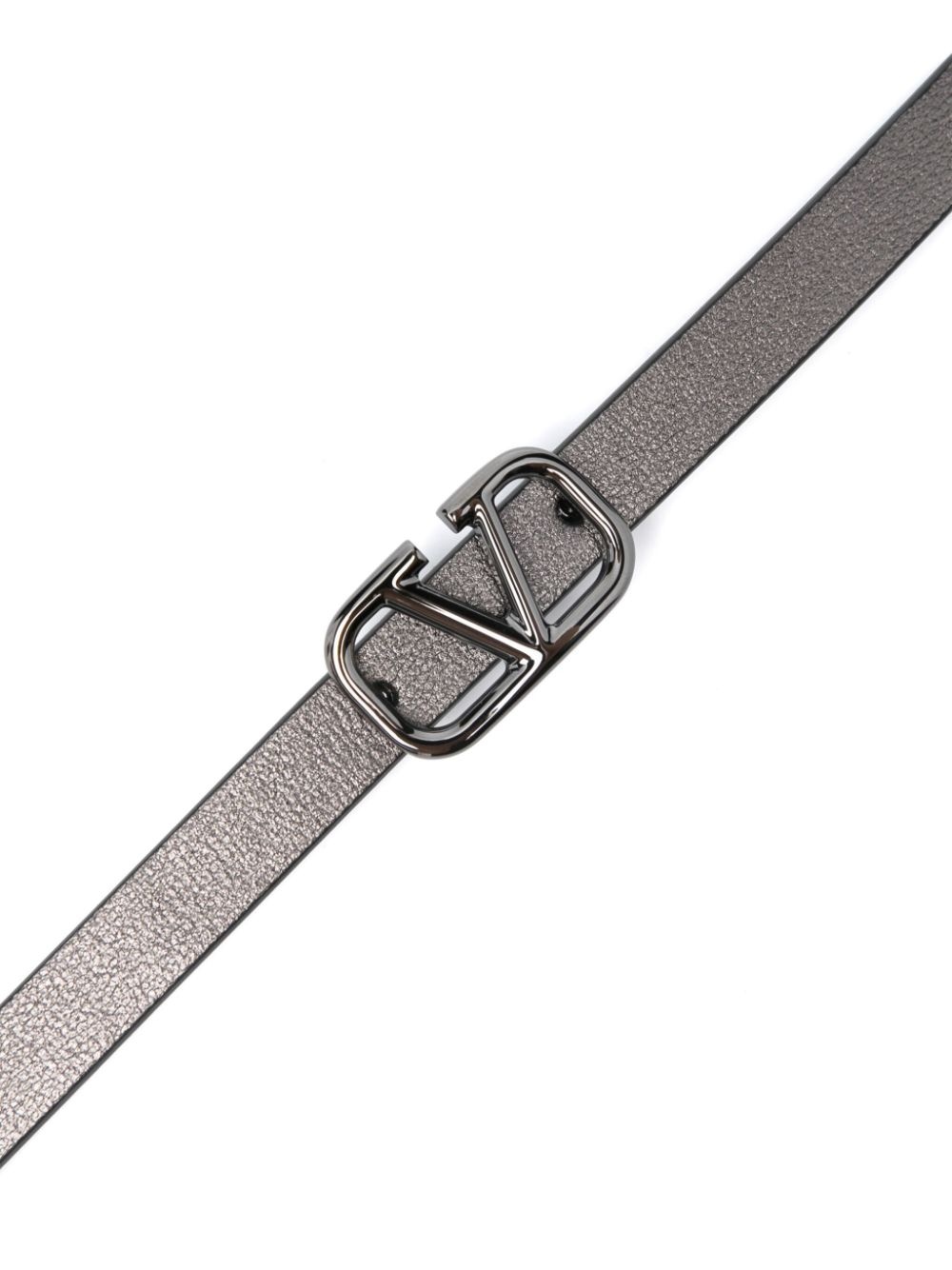 Vlogo signature leather reversible belt - 2