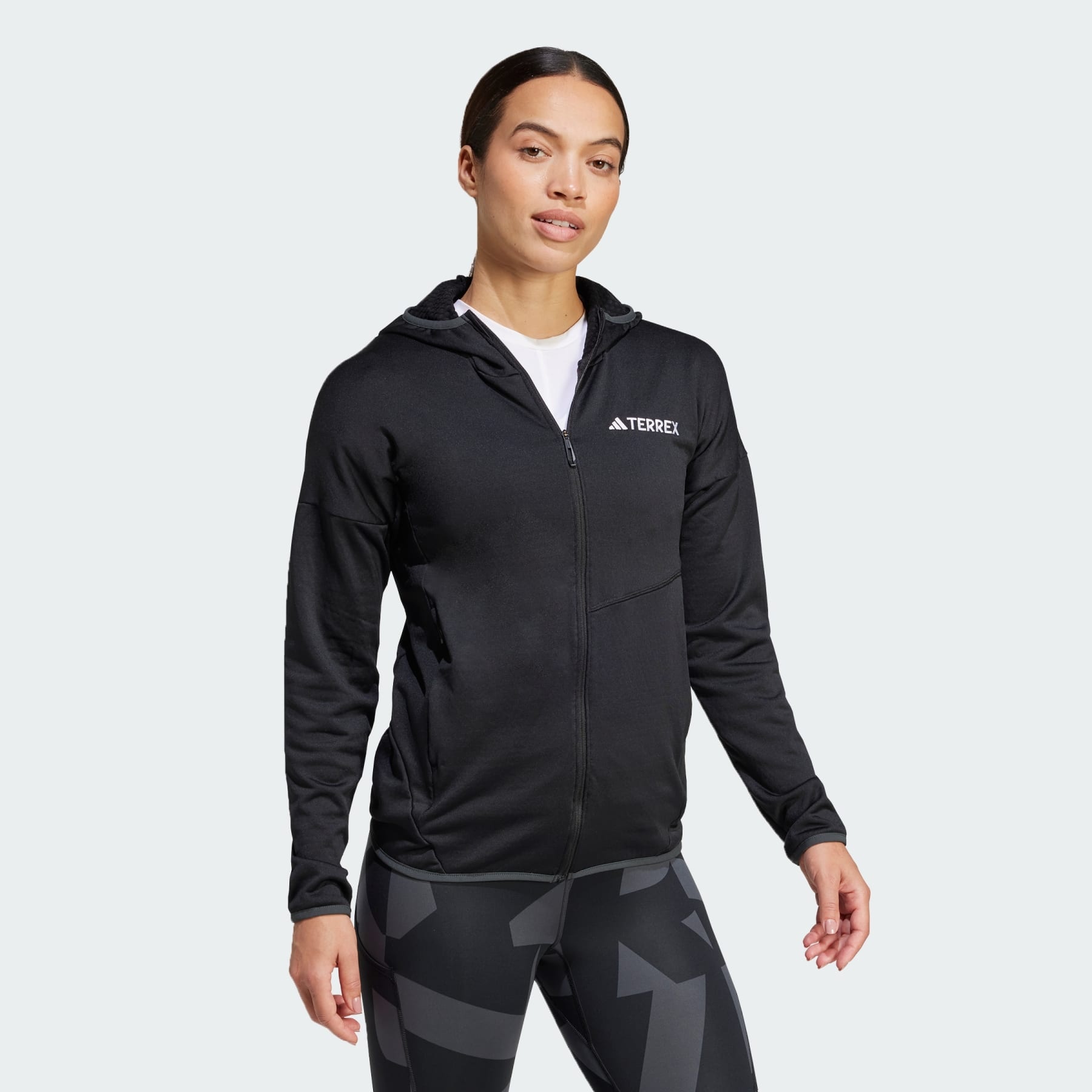 Terrex Xperior Climawarm Light Fleece Hooded Jacket - 4