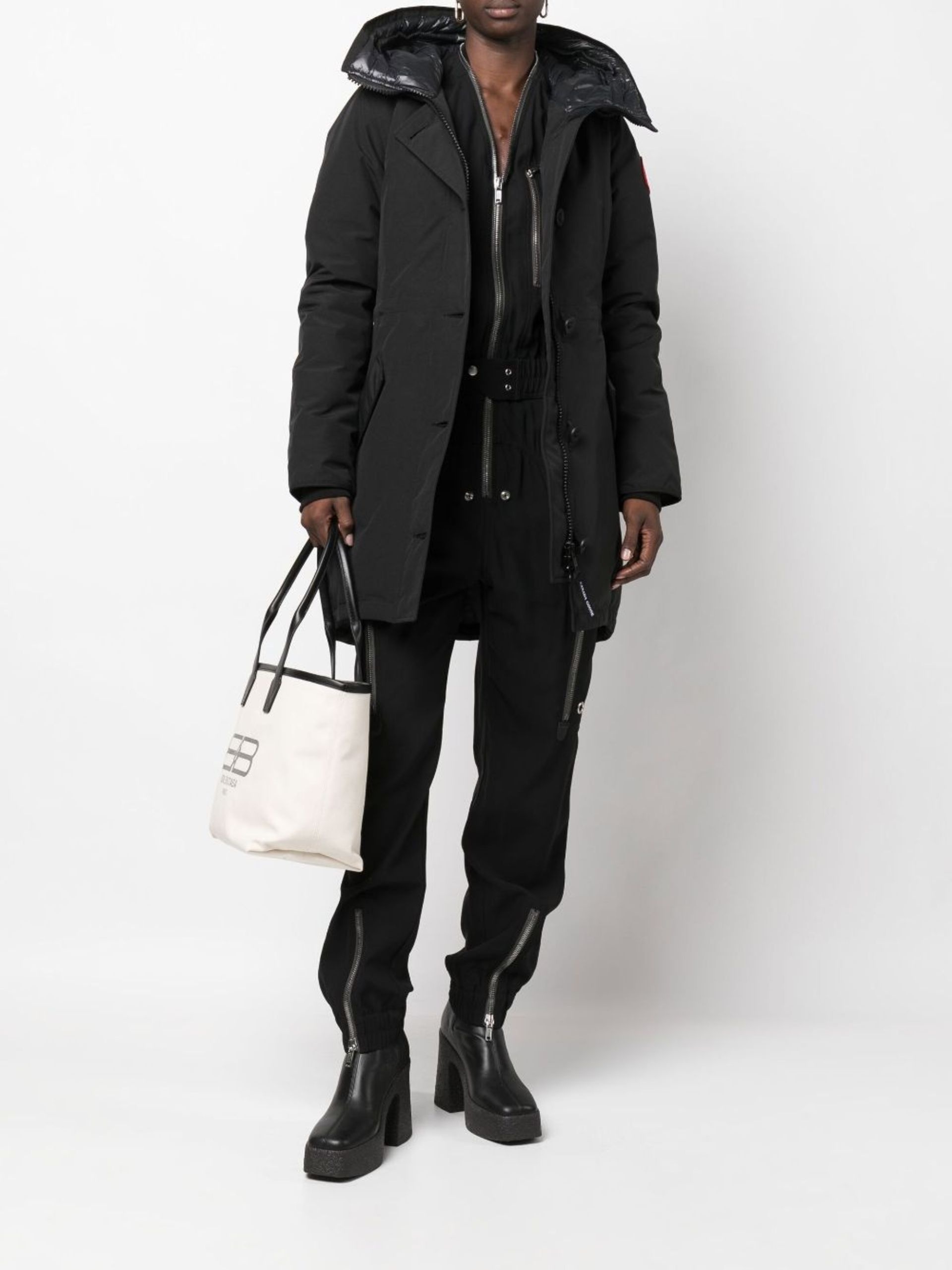 black Rossclair parka coat - 2