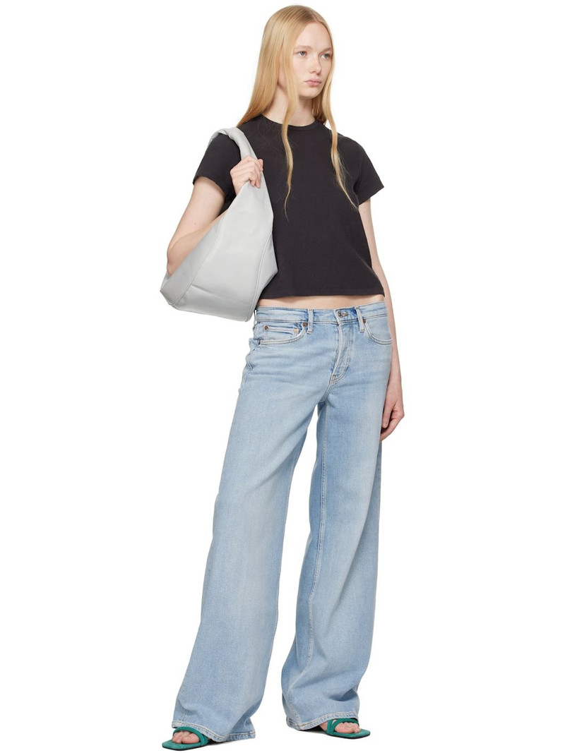 RE/DONE Blue Comfort Mid Rise Wide Leg Jeans outlook