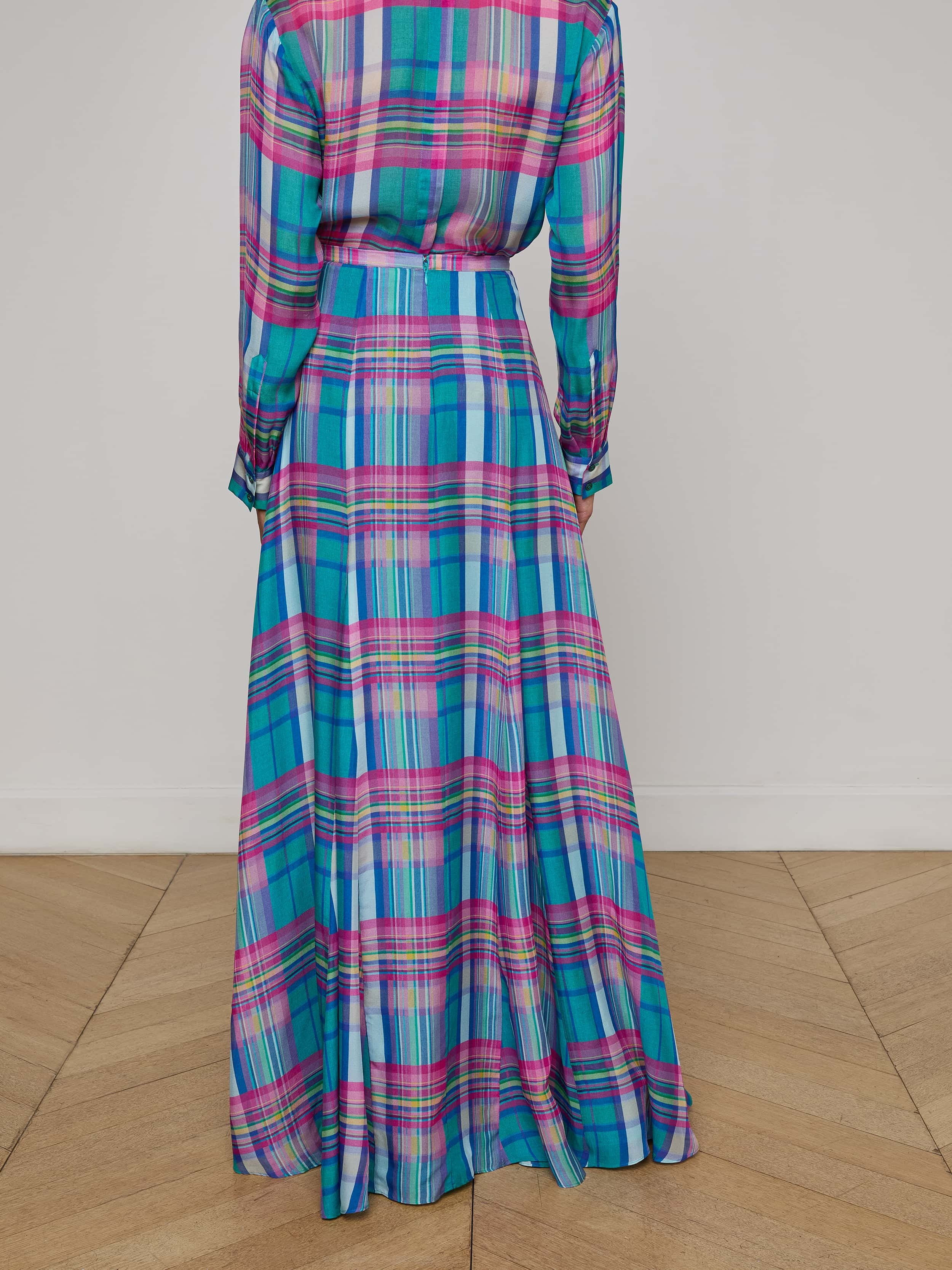 Patricia Plaid Maxi Skirt - 4