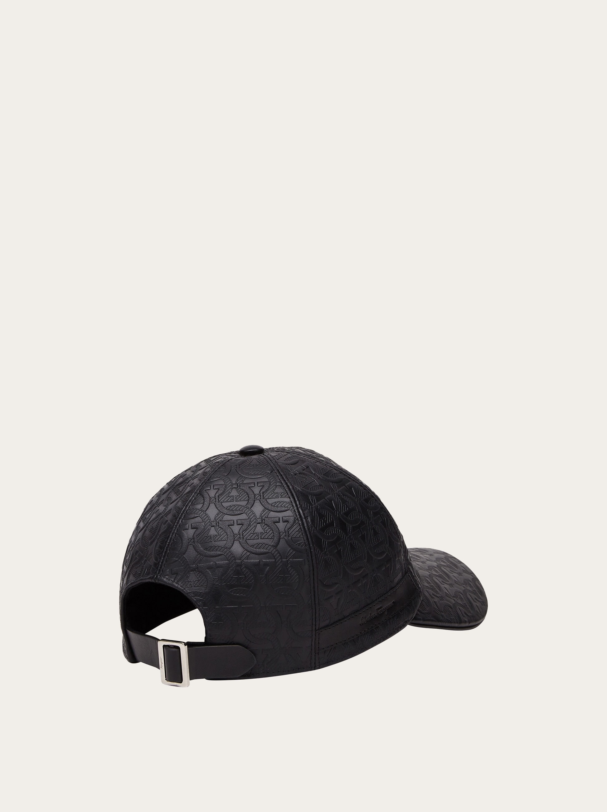 Leather Gancini baseball cap - 7