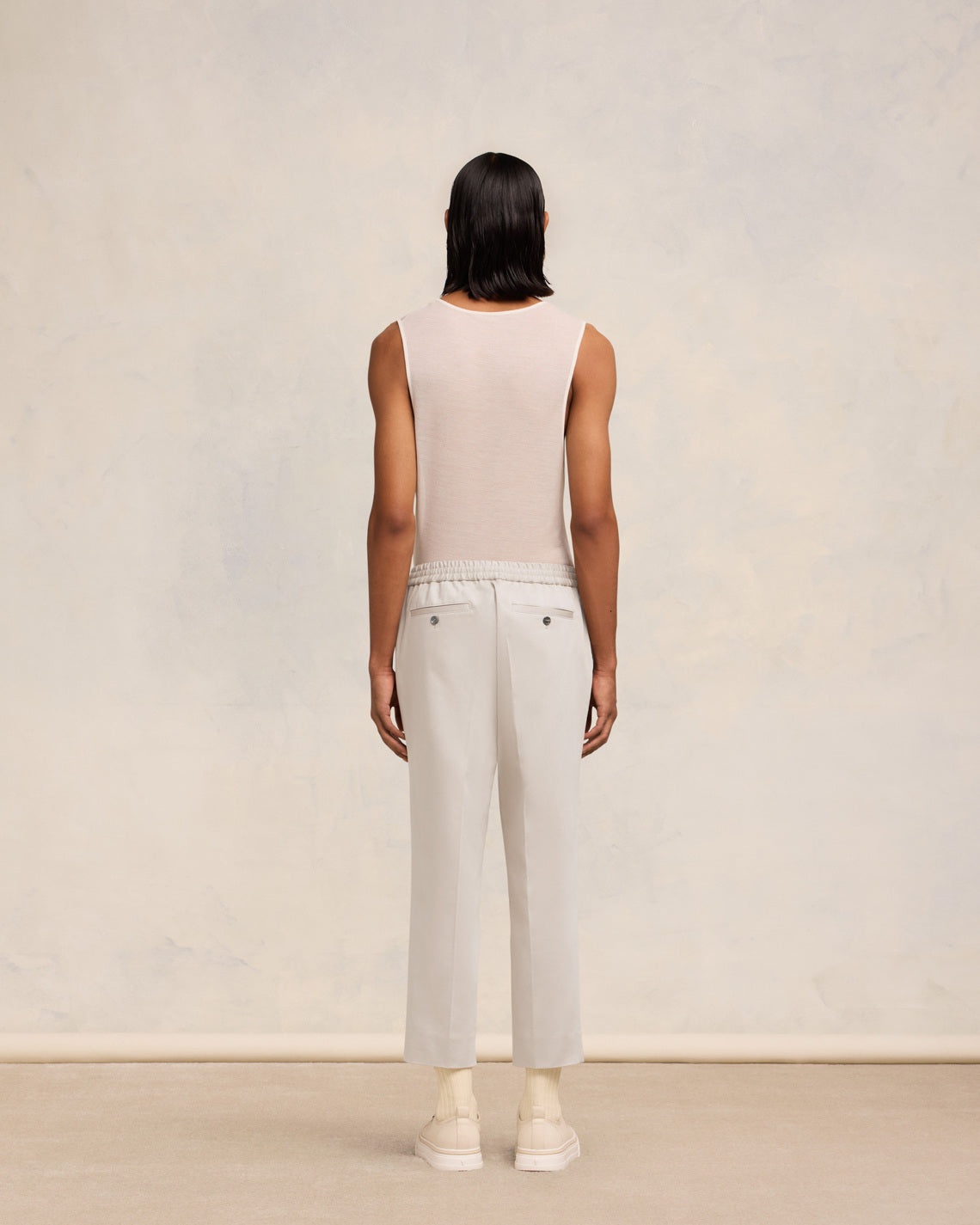 ELASTICATED WAIST TROUSERS - 4