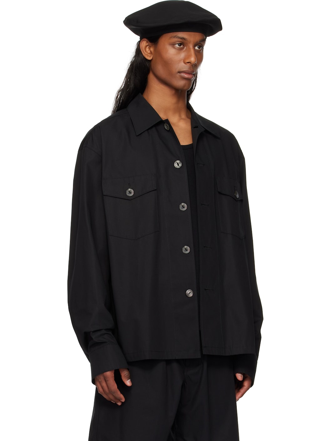 Black Smokey Type 01 Overshirt - 2
