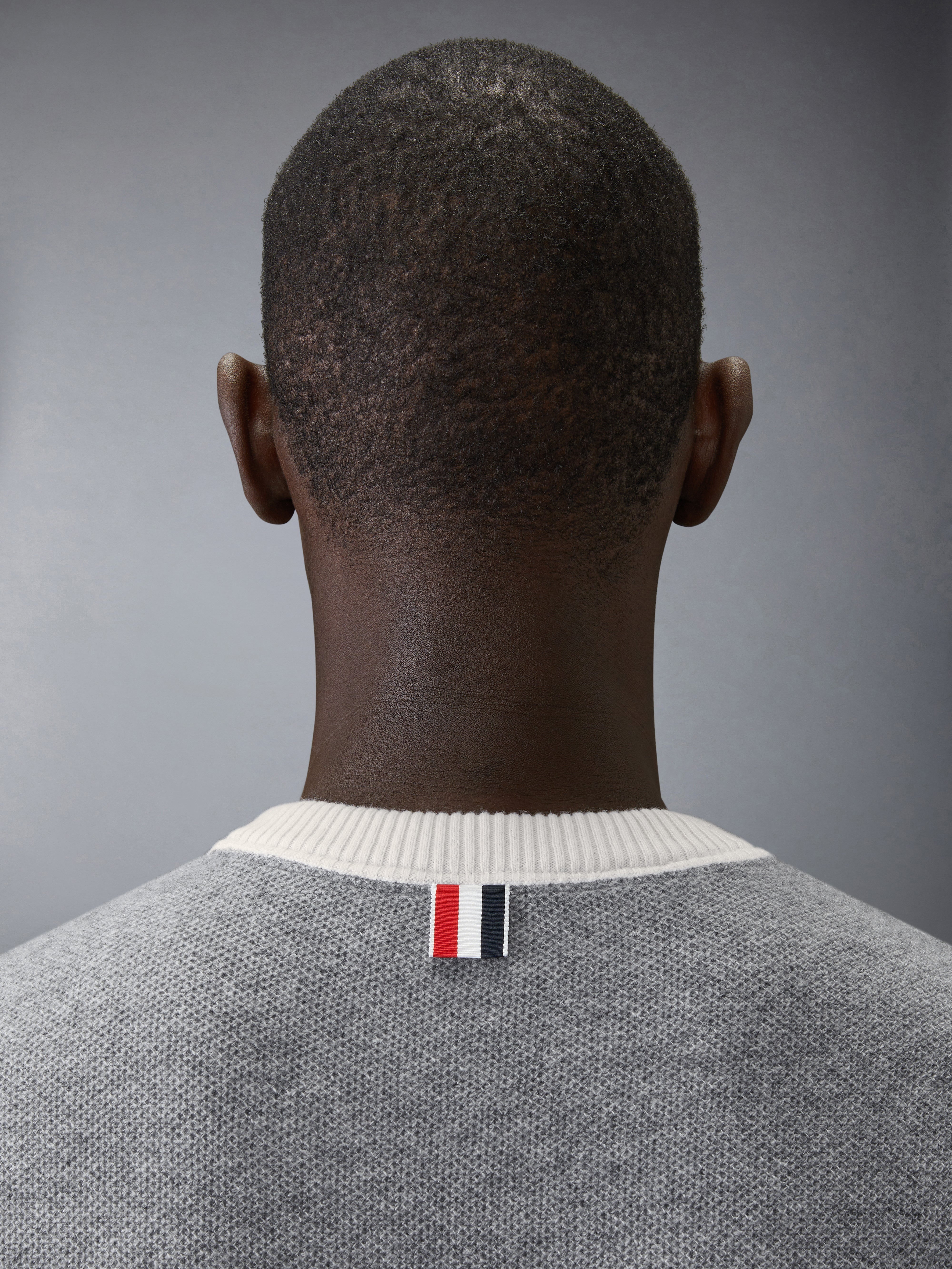 CASHMERE PIQUET SHORT SLEEVE RINGER TEE - 7