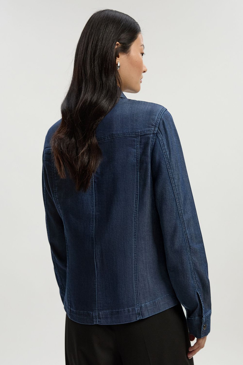 Chambray Stretch Denim Shirt 5