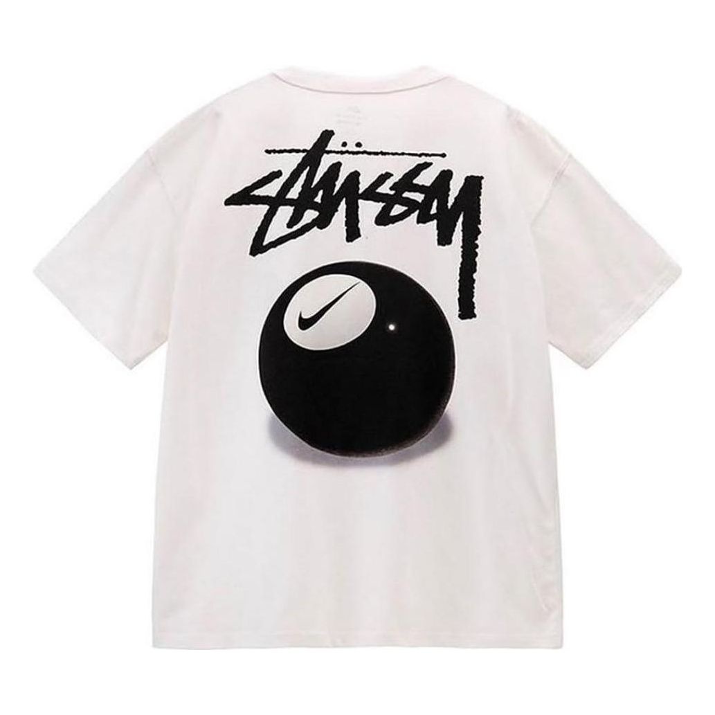 Nike x Stussy 8 Ball T-shirt (Asia Sizing) 'White' DO9323-100 - 2