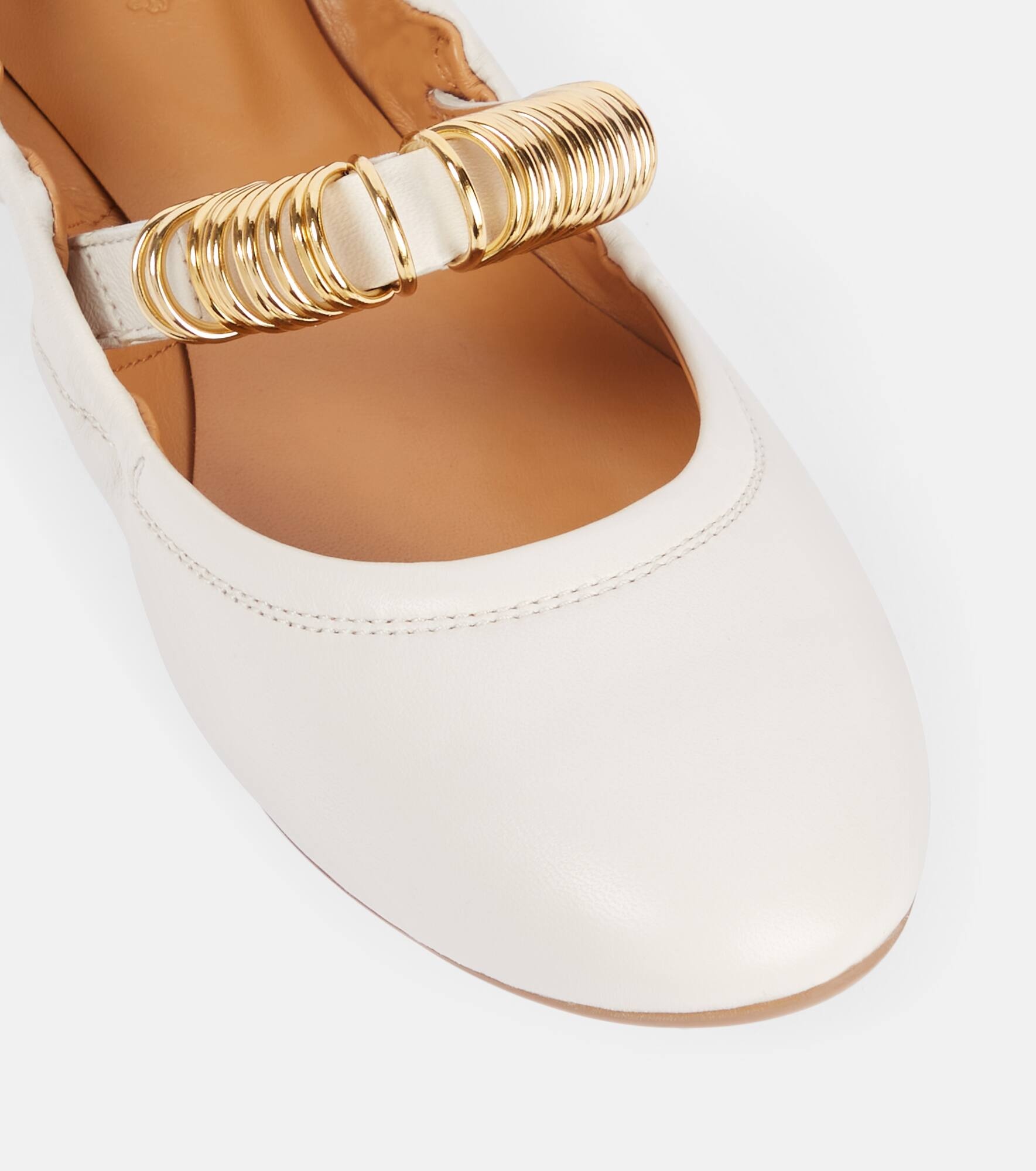 Leather ballet flats - 5