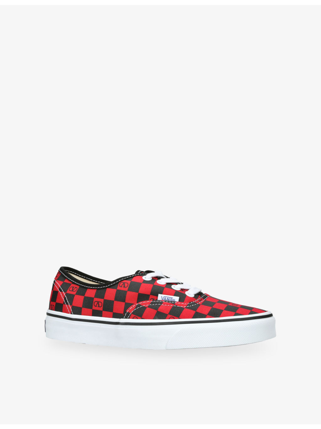 Valentino Garavani X Vans Authentic VLogo Checkerboard Canvas Low-Top Trainers - 3