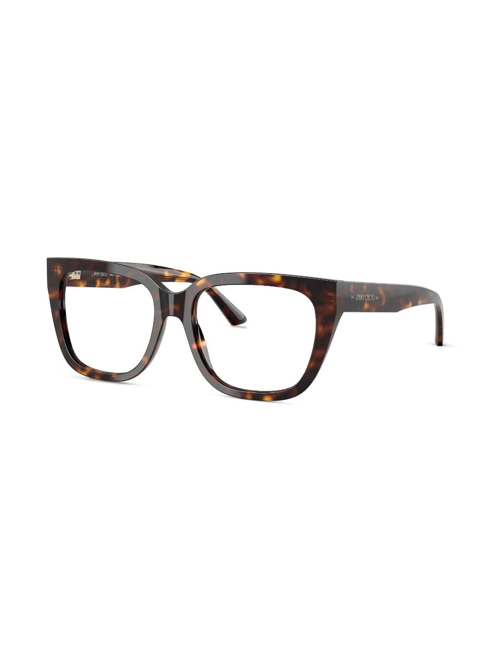 tortoiseshell-effect glasses - 2