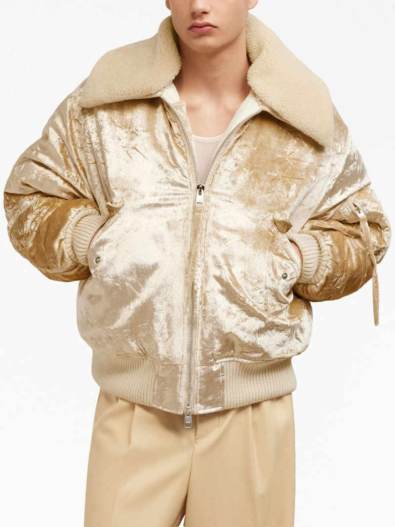 metallic velvet bomber jacket 4