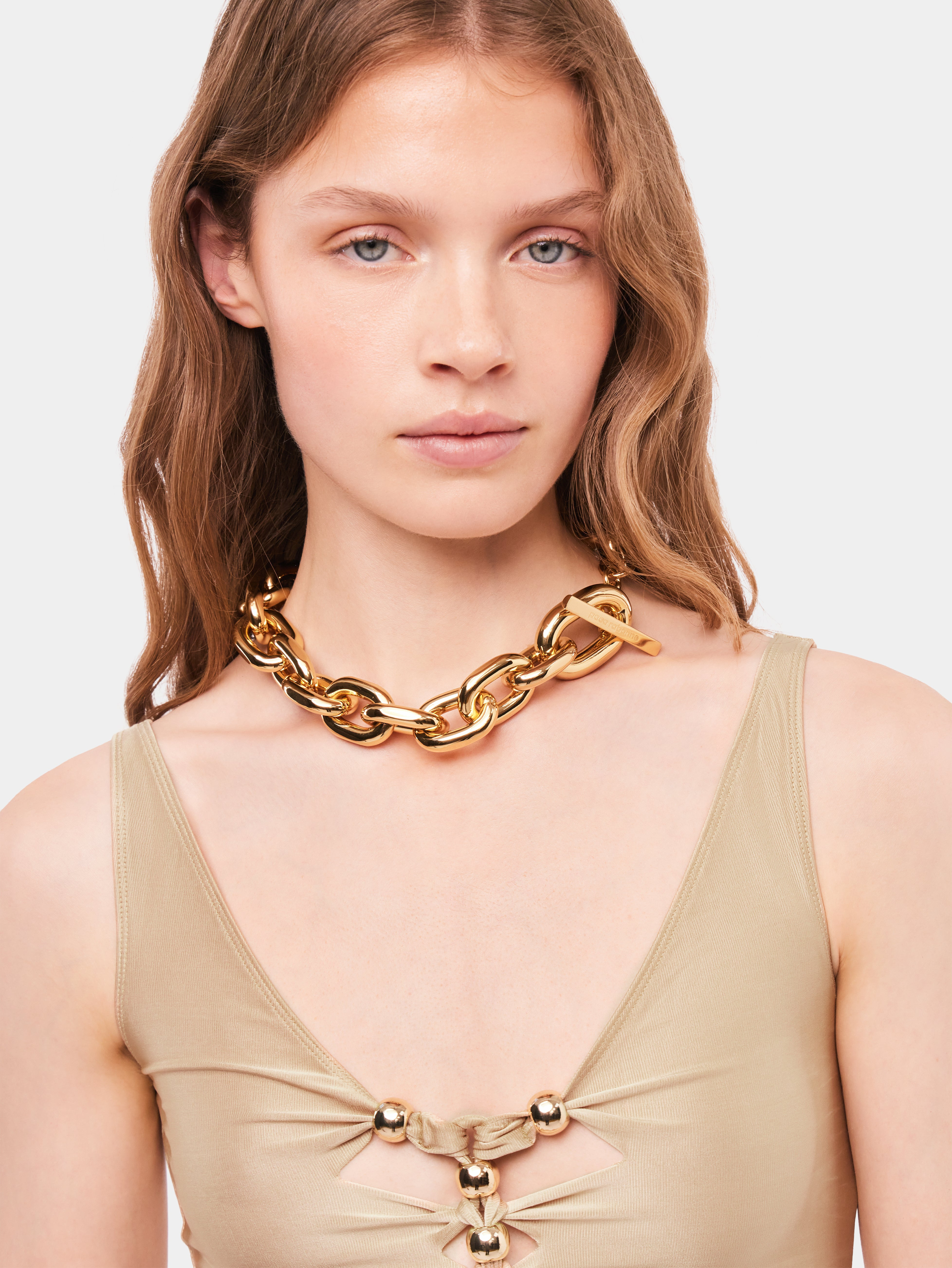 GOLD XL LINK NECKLACE - 2