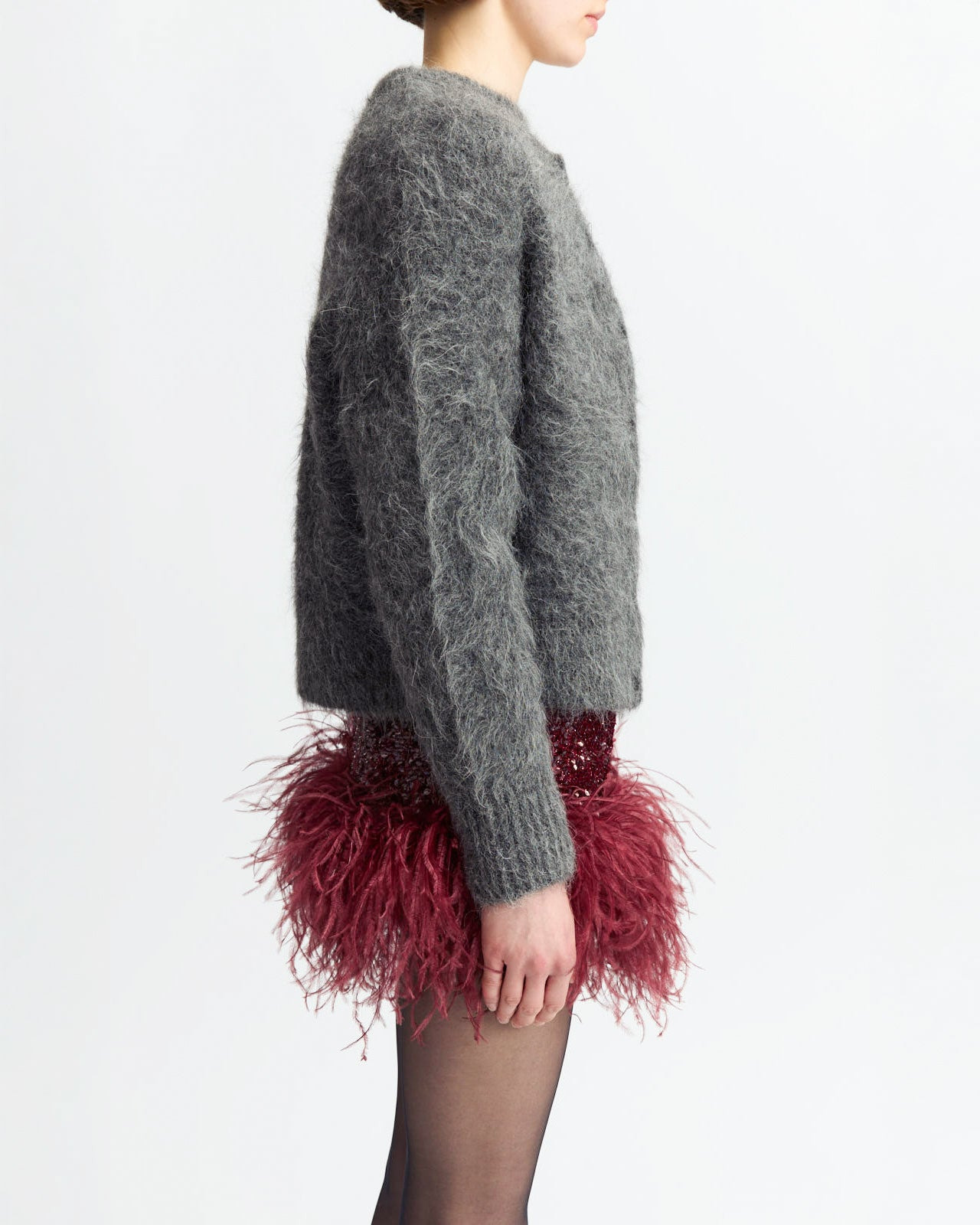 SEPHIA CARDIGAN IN KNIT - 4