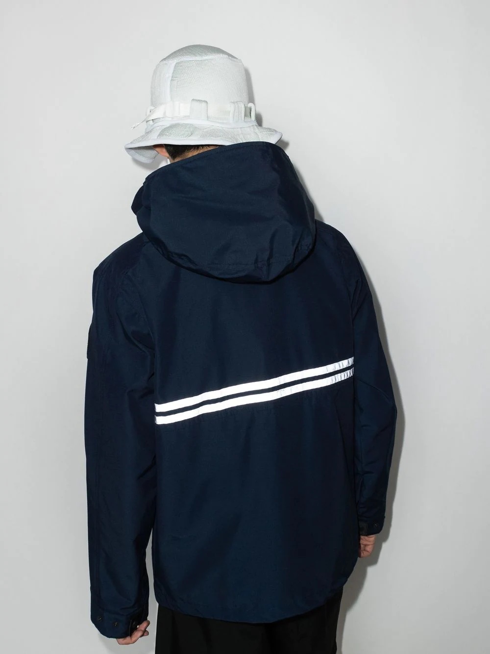 Lockeport logo-patch windbreaker - 3