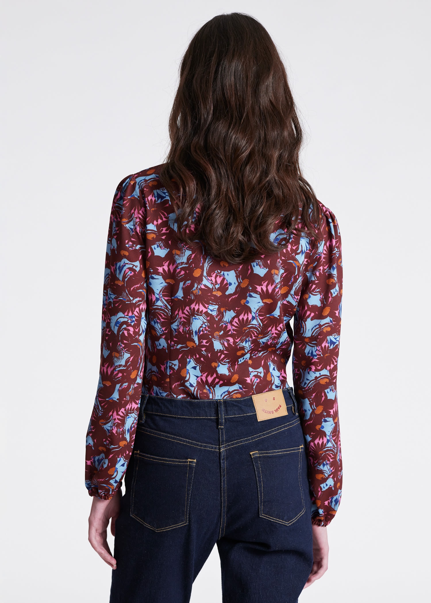 Maroon 'Snow Pixie' V Neck Top - 7