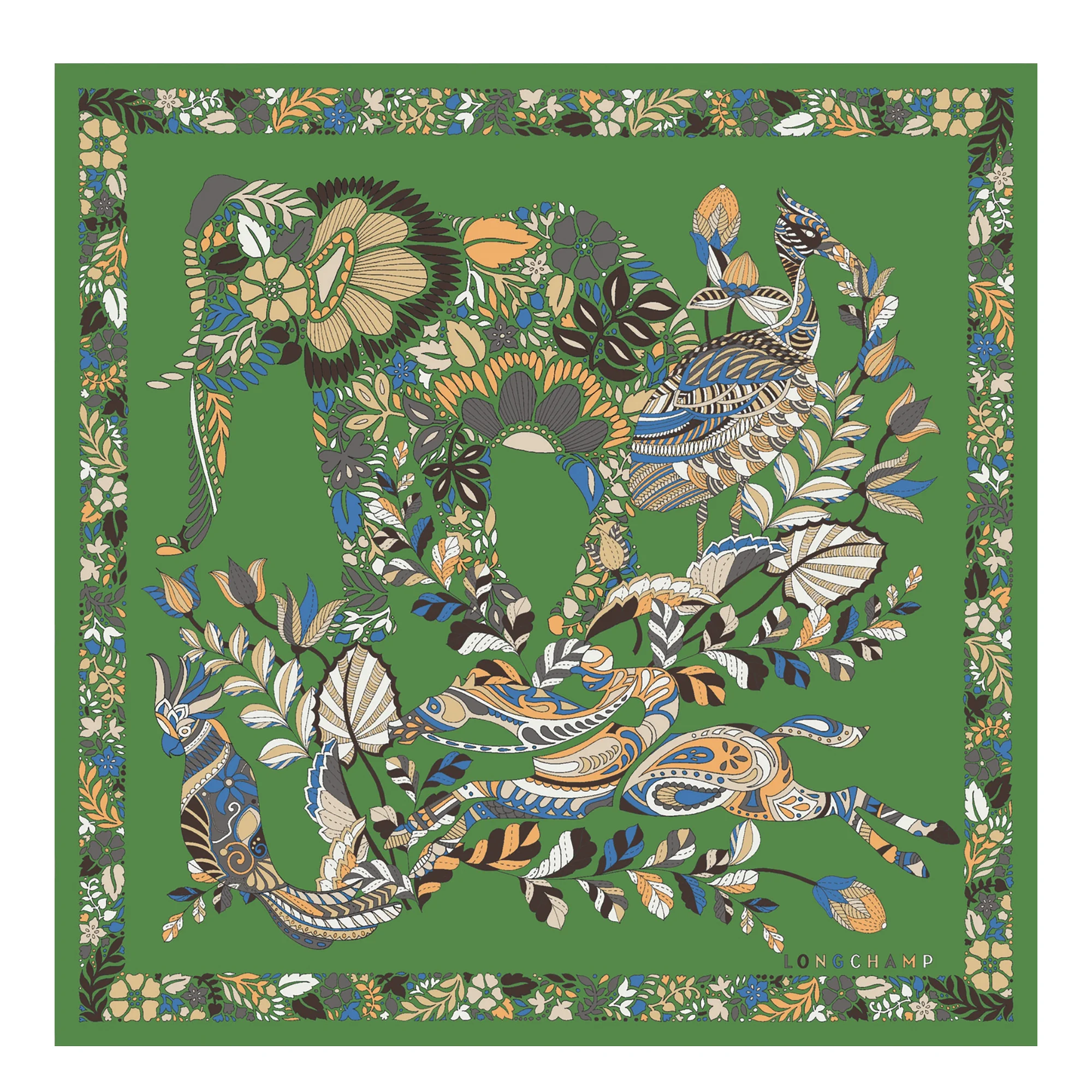 Forêt Longchamp Silk scarf 50 - 1