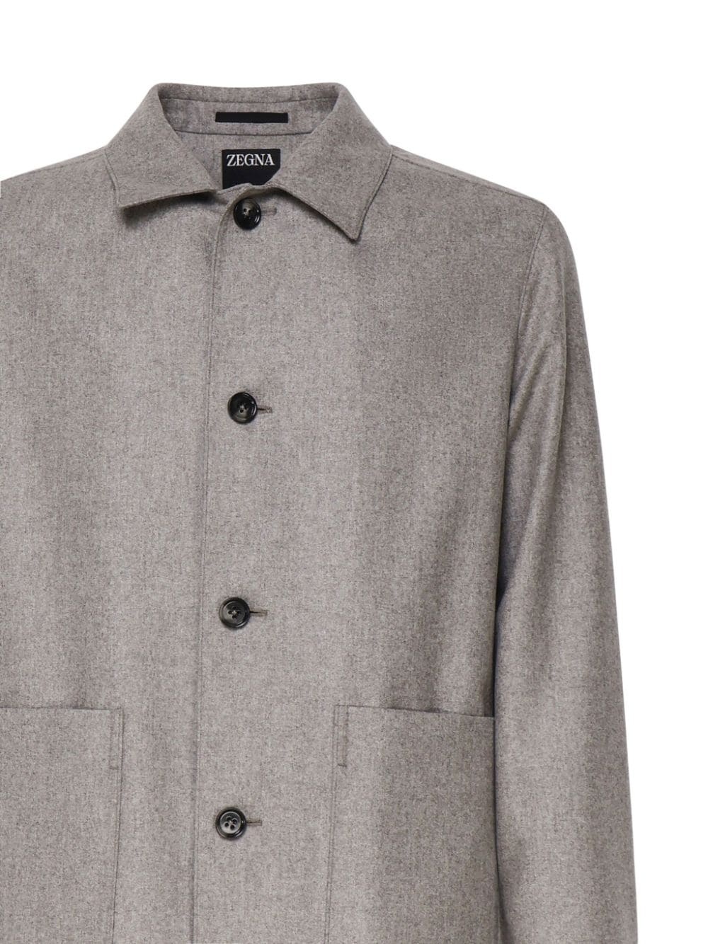 wool shirt jacket - 3