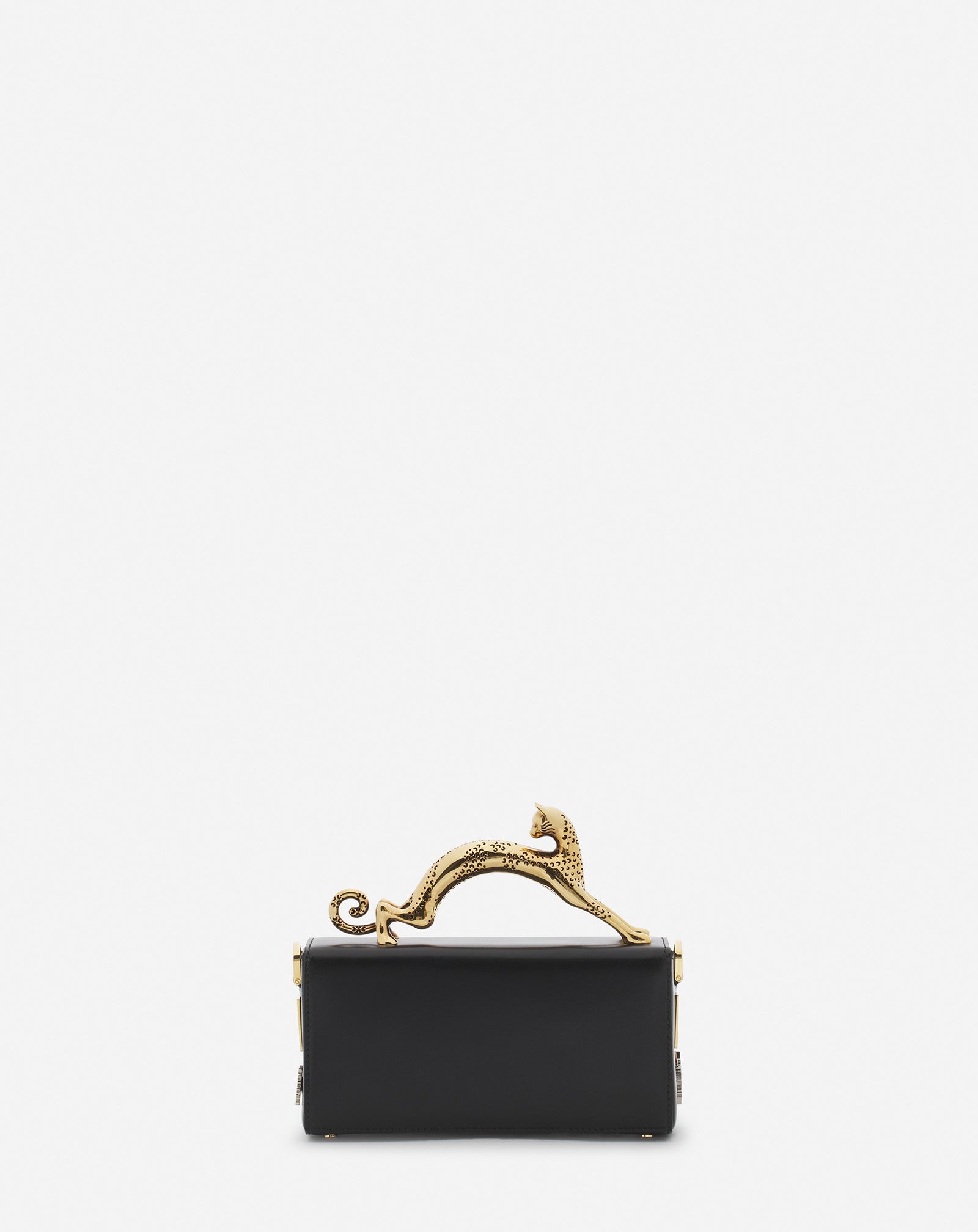 LANVIN X FUTURE PENCIL CAT NANO LEATHER BAG WITH PINS - 4