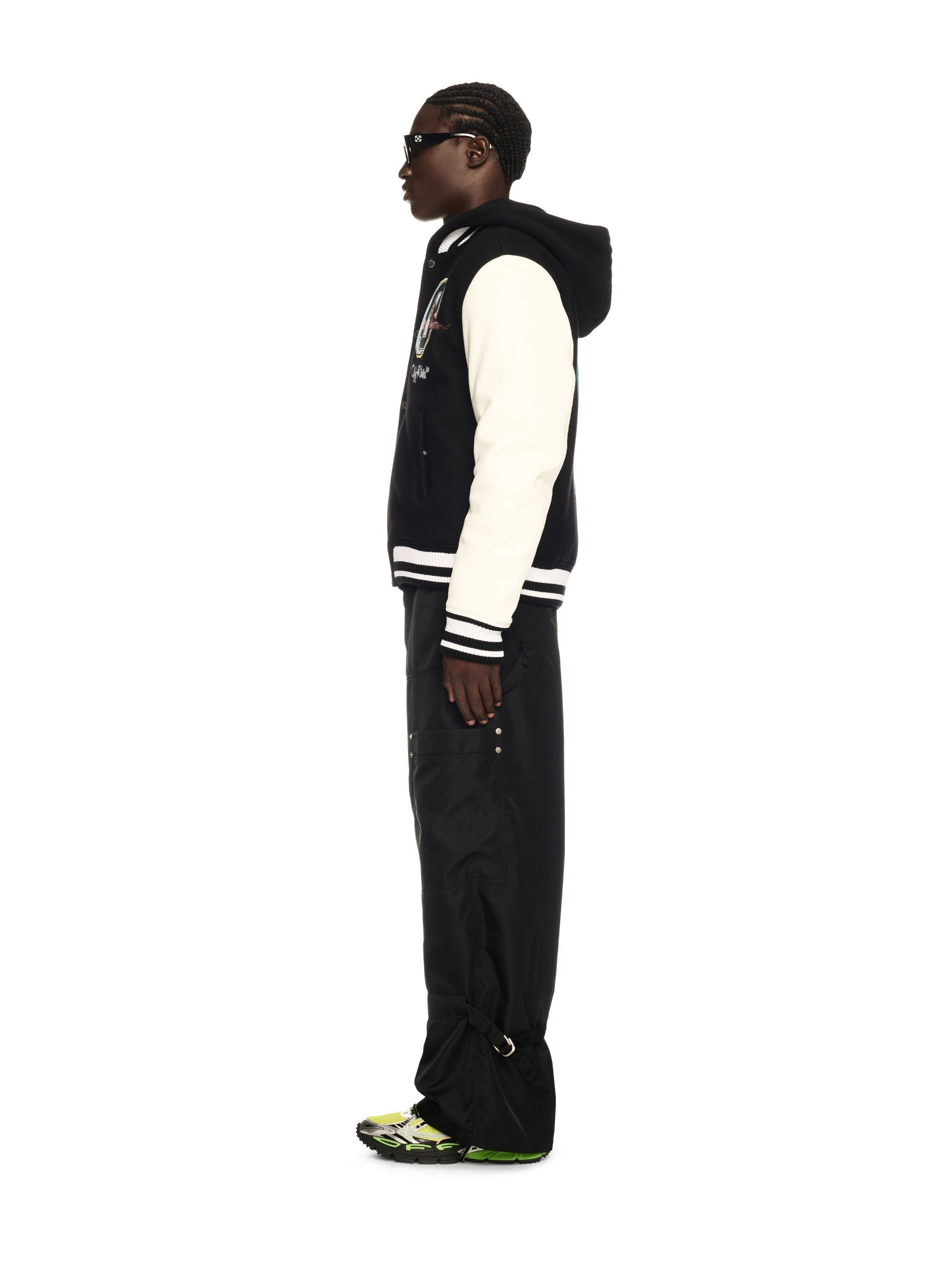 Fresco Leather/wool Varsity Jacket - 3
