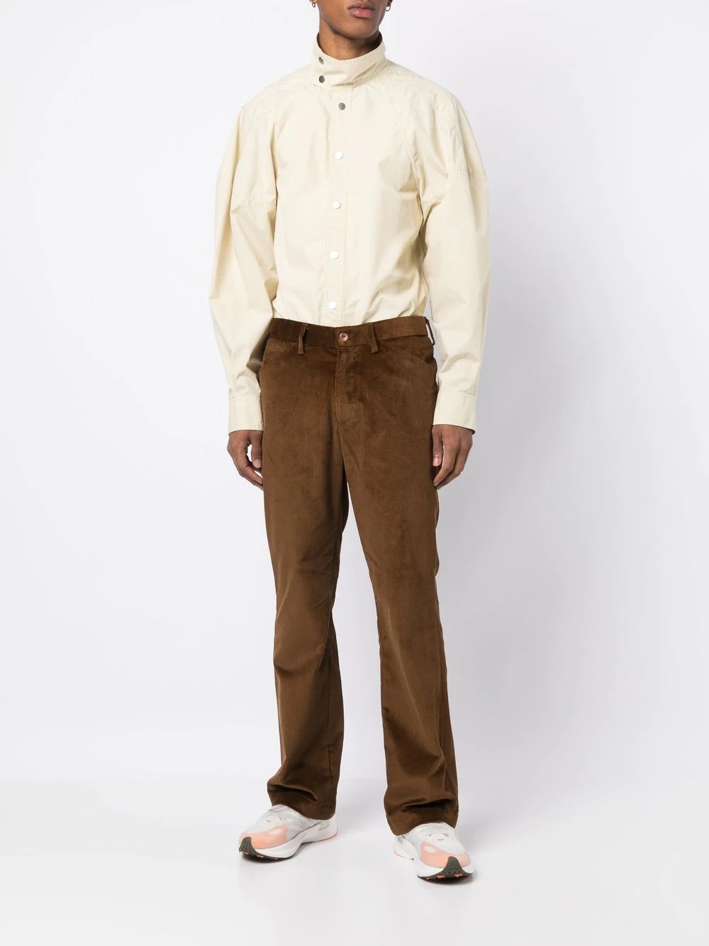 wide-leg corduroy trousers - 2