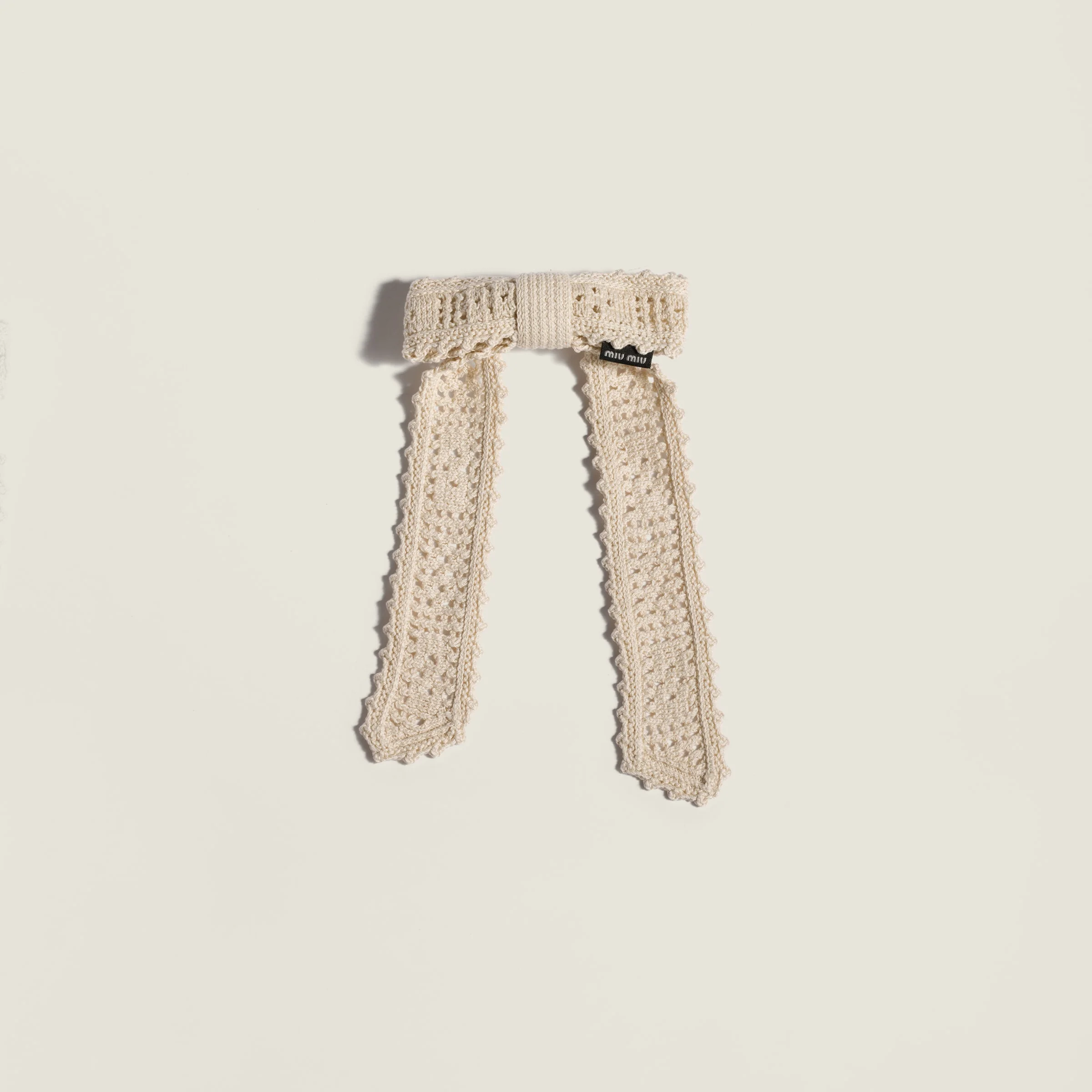 Cotton hair clip - 1