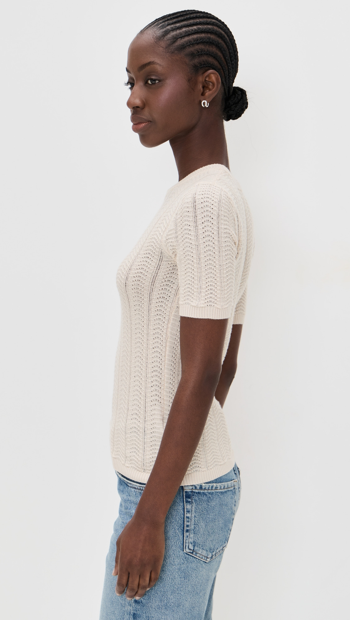 Francesca Merino Short Sleeve Sweater - 3