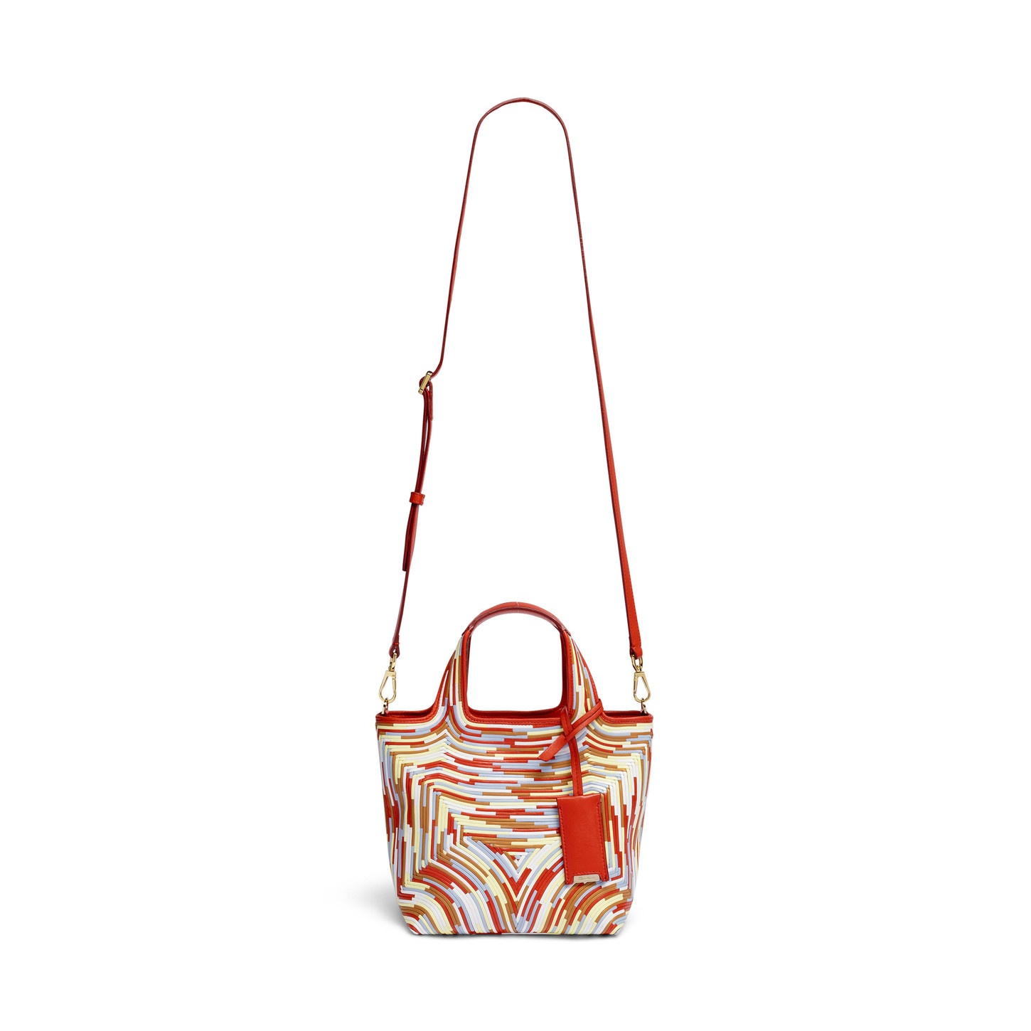 Multicolor leather handbag - 4