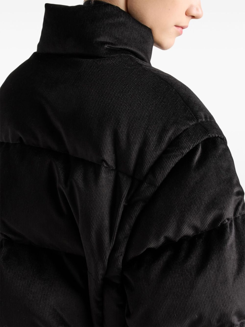 convertible cropped puffer jacket - 3