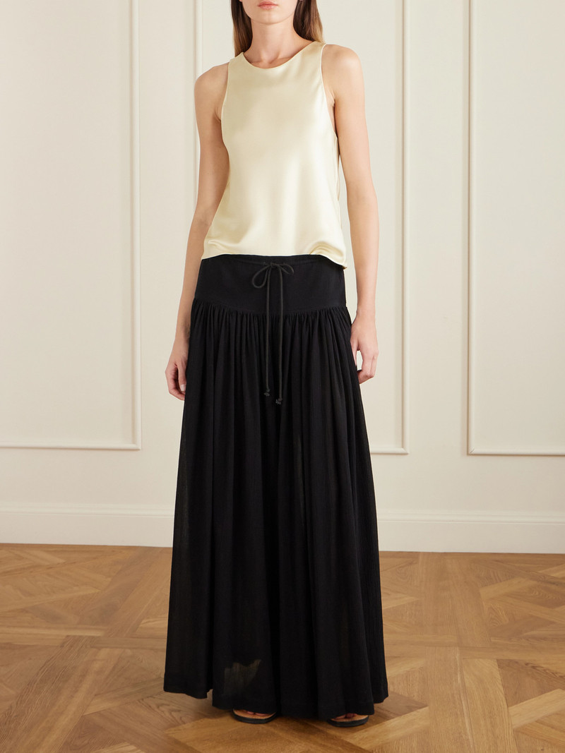 The Row Berenice Pleated Cotton Wide-leg Pants outlook
