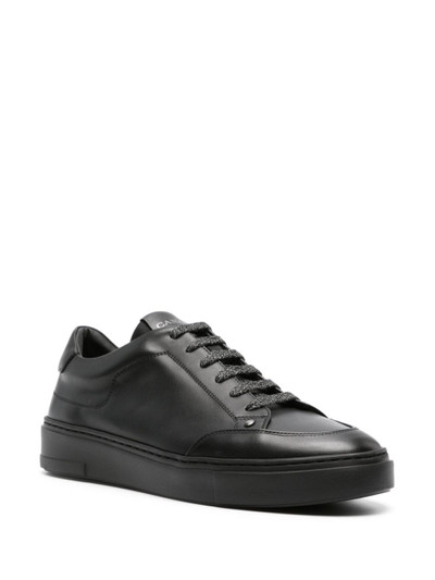 Canali leather low-top sneakers outlook