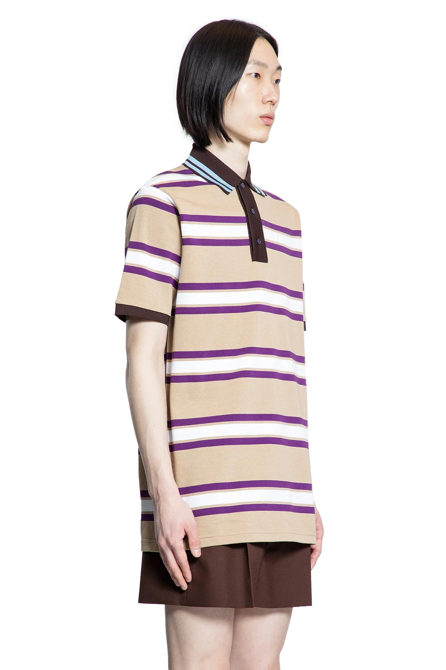 Striped-Cotton-Jerey-Polo-Shirt - 2