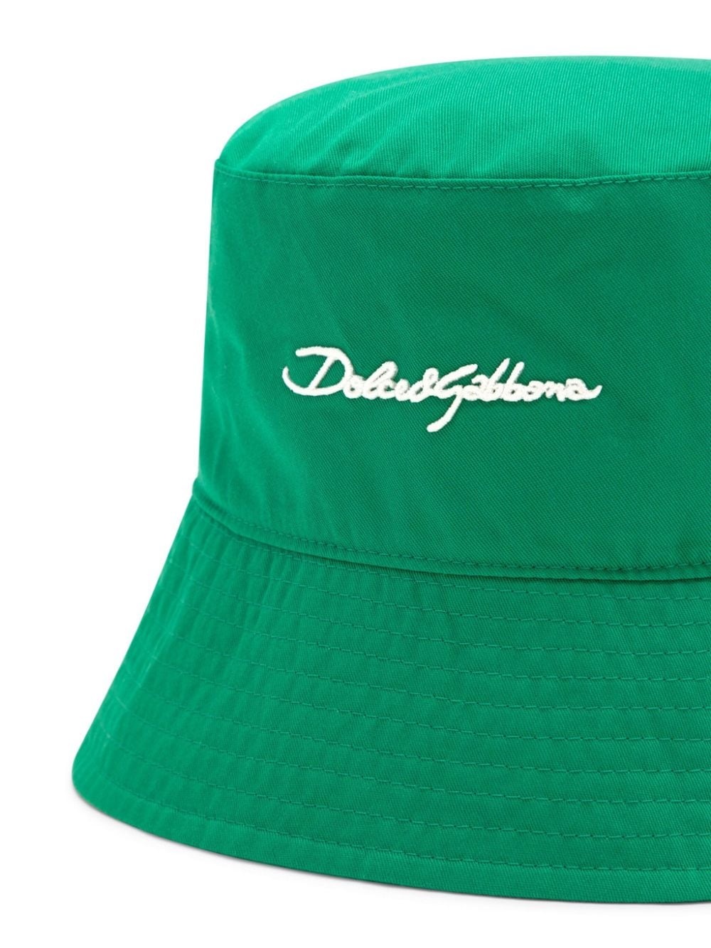 logo-embroidered bucket hat - 3