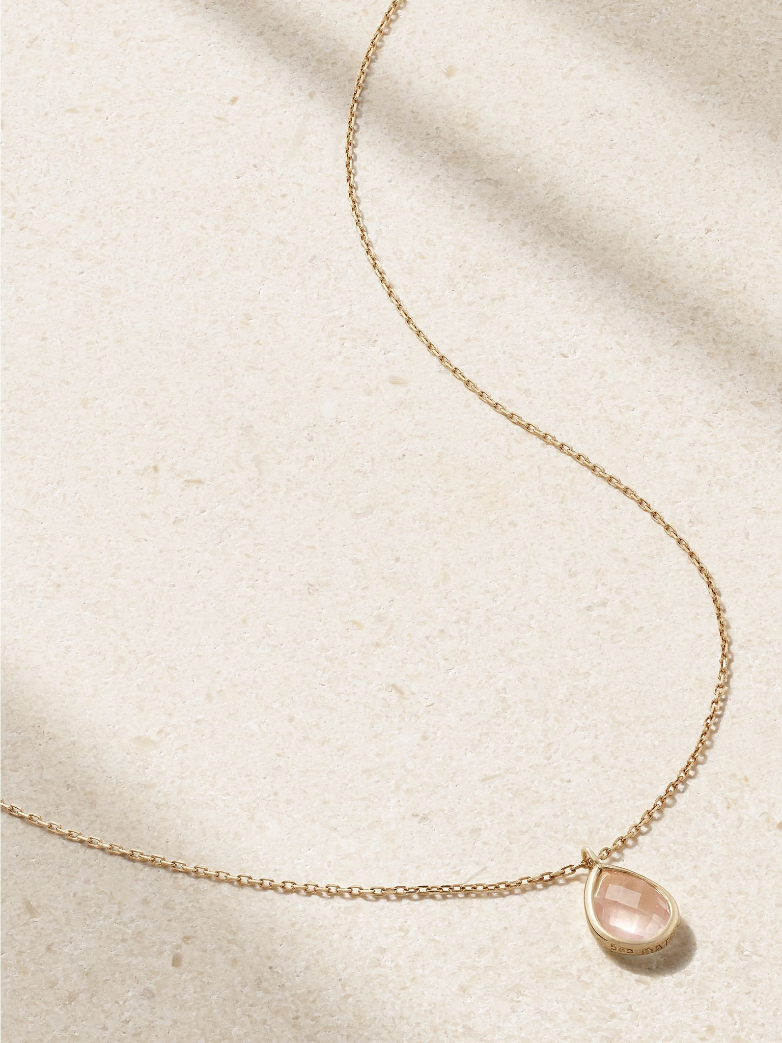 14-karat gold topaz necklace Gold - 1