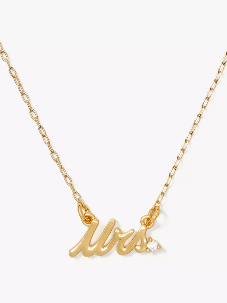 Say Yes Mrs Necklace - 1