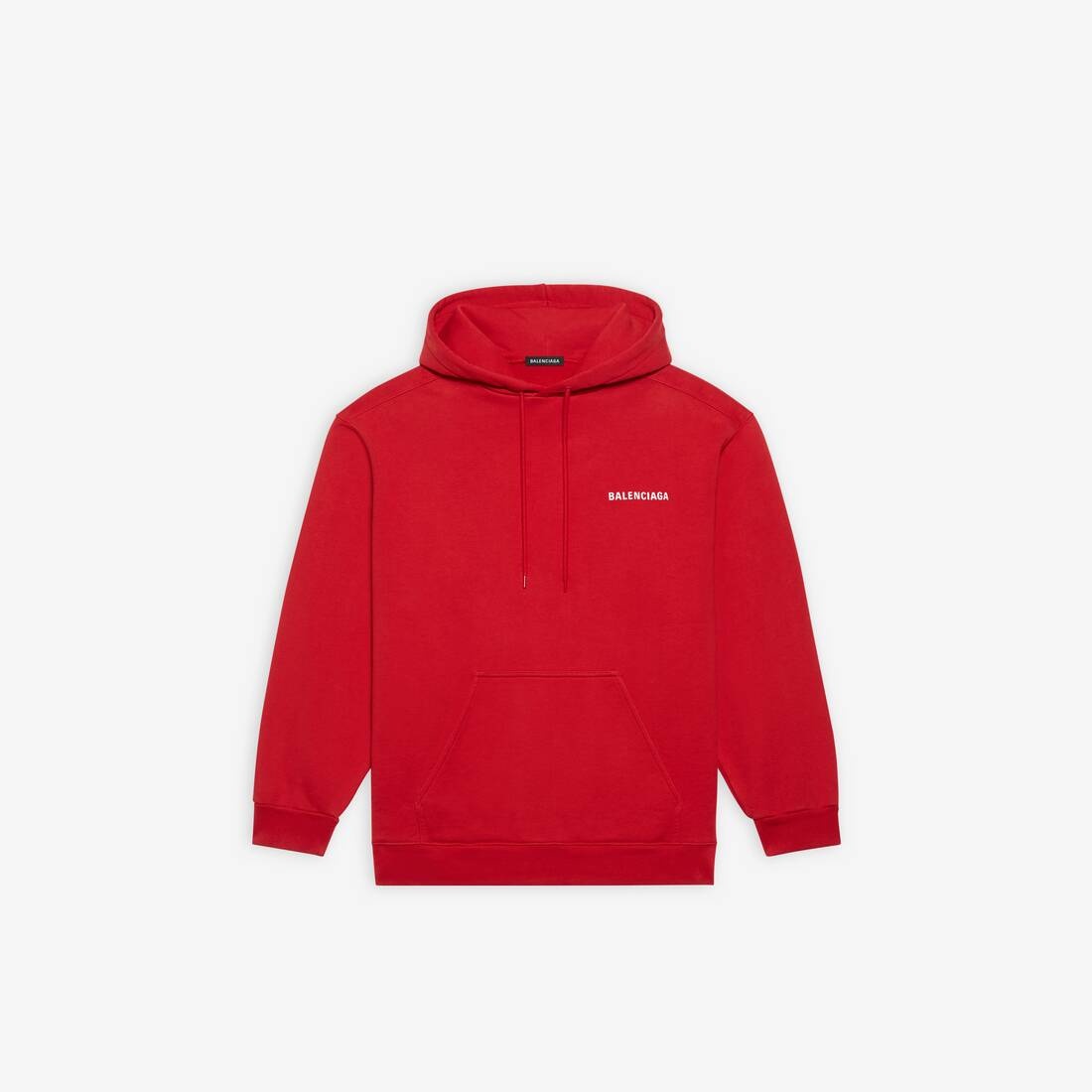 Men's Balenciaga Hoodie Medium Fit  in Red/white - 1