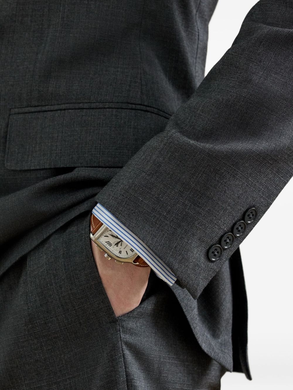 double-breasted tailored blazer - 7