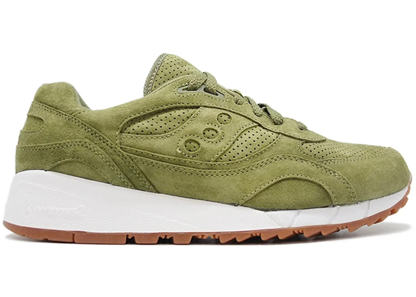 Saucony Shadow 6000 Olive Suede (Packer Shoes) - 1