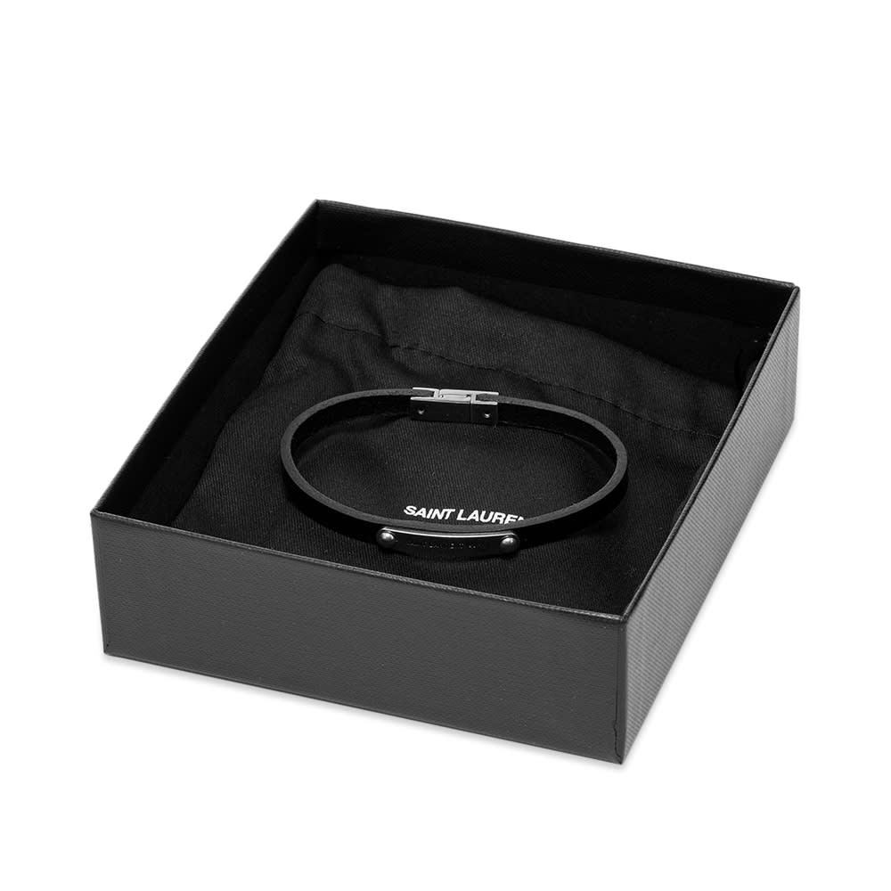 Saint Laurent Logo Tag Bracelet - 5