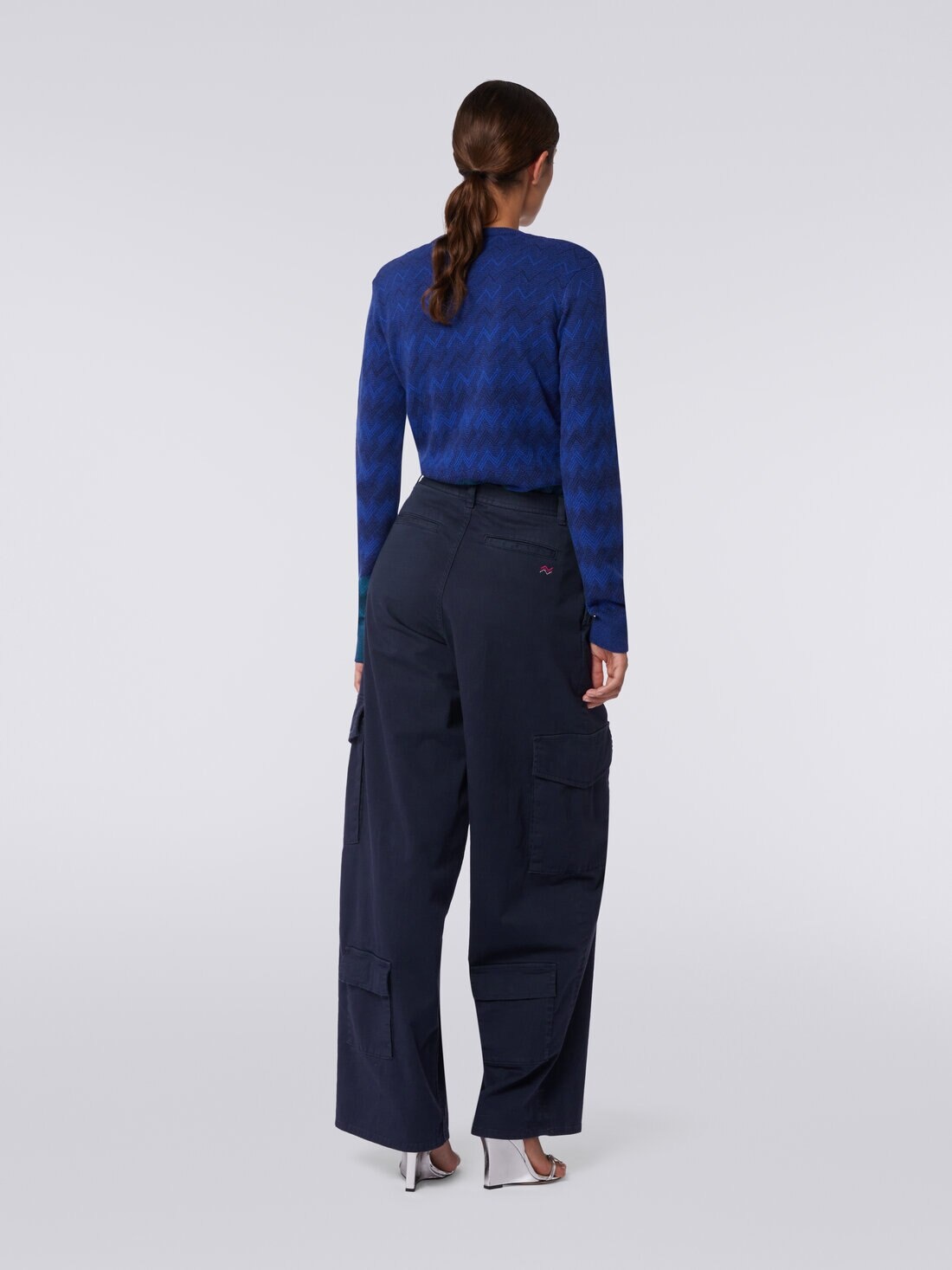 Cotton cargo trousers - 4