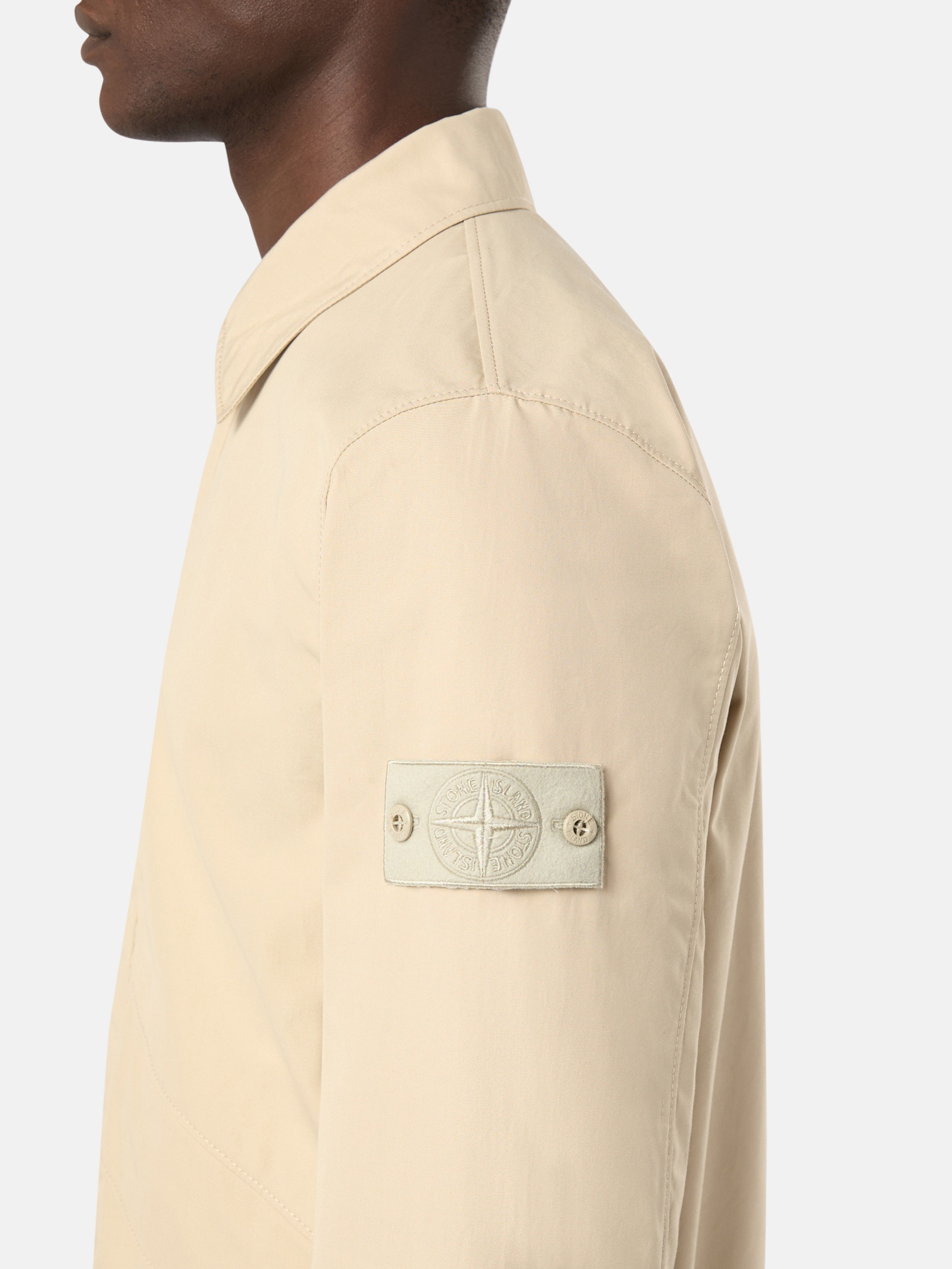 107F1 WEATHERPROOF COTTON CANVAS_STONE ISLAND GHOST - 3