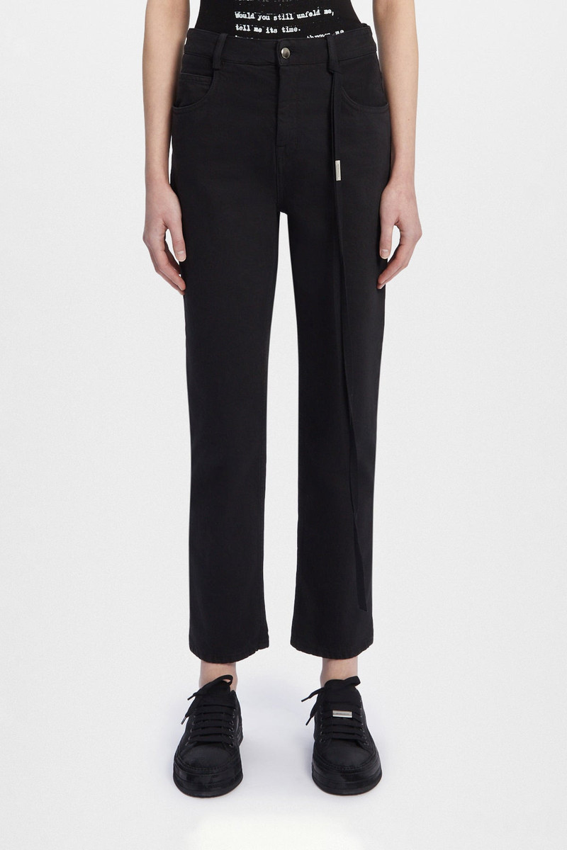 Herme 5 Pockets Slim Fit Cropped Trousers 1