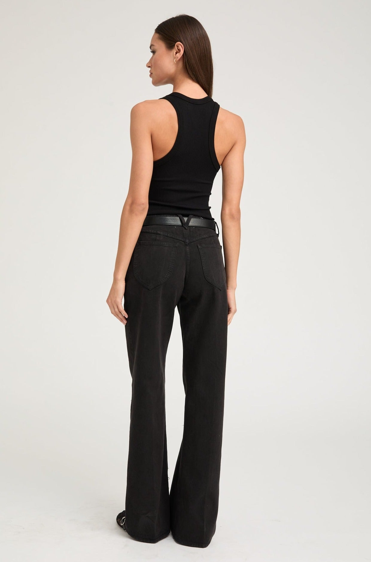 BLACK RIB FITTED SCOOPED TANK - 3