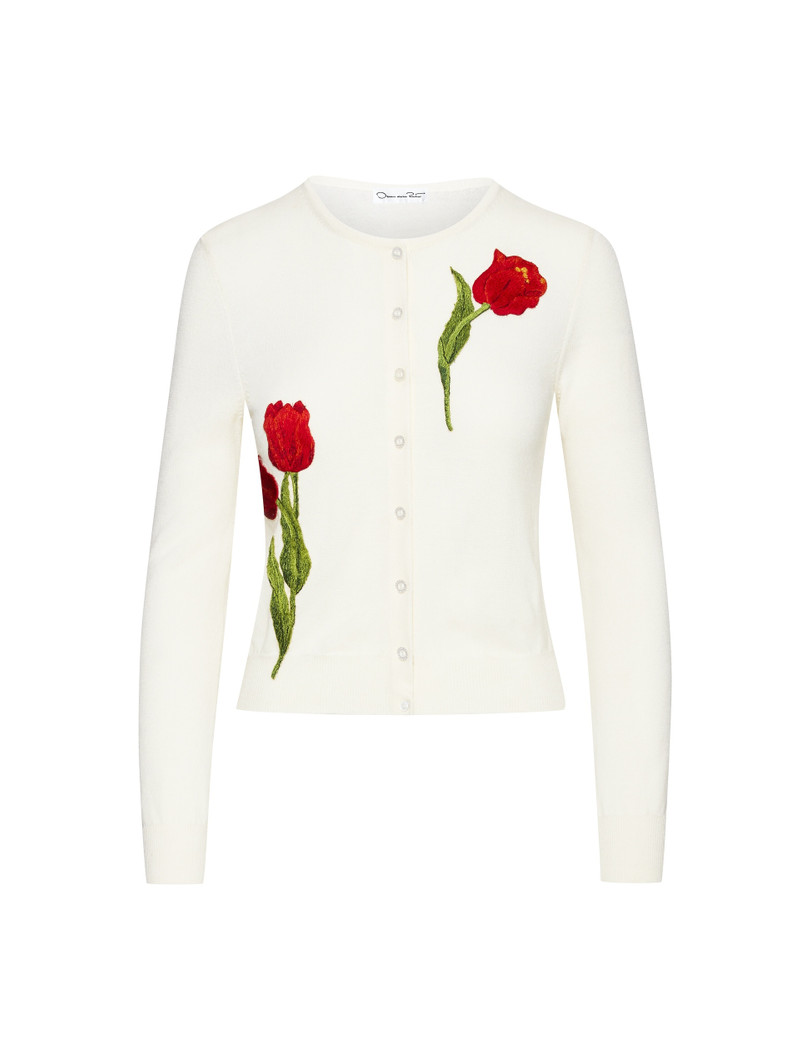 TULIP THREADWORK CARDIGAN 1