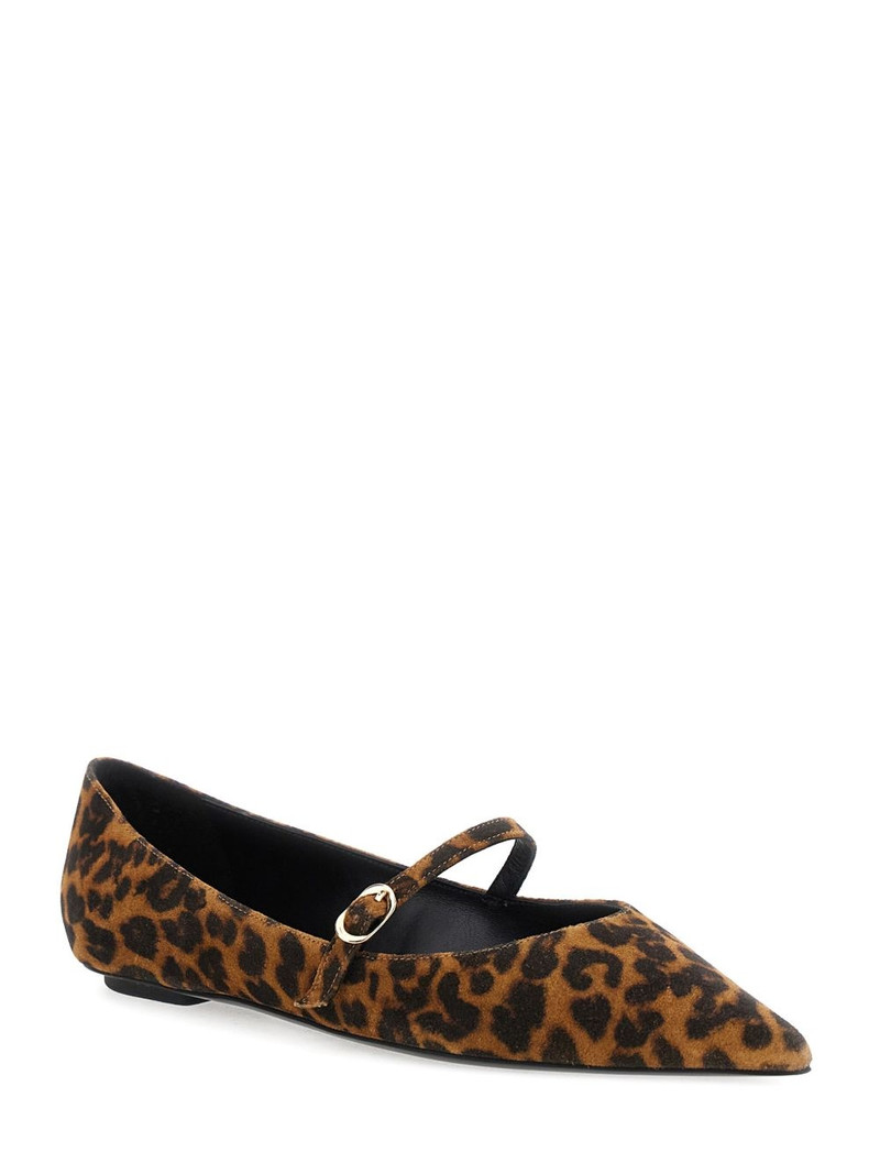 Stuart Weitzman Emilia leopard-print ballet flats outlook