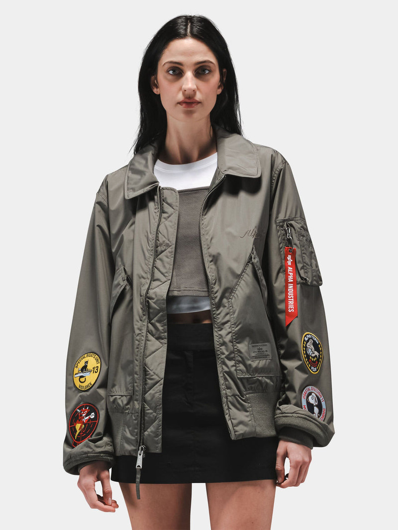 ALPHA INDUSTRIES CWU 36/P RELAXED PATCHED FLIGHT JACKET outlook