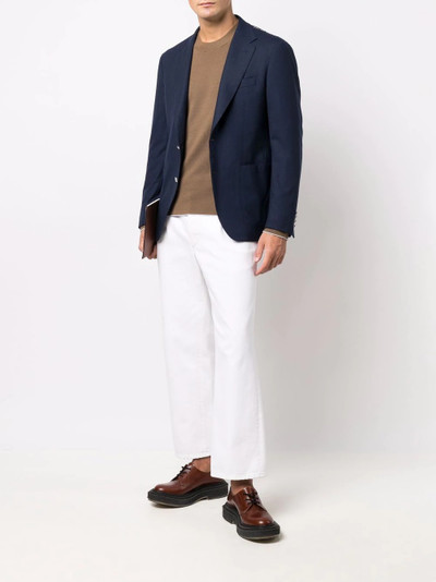 Canali single-breasted cashmere blazer outlook