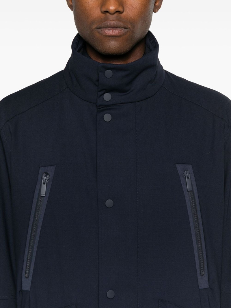 logo-patch padded jacket 5