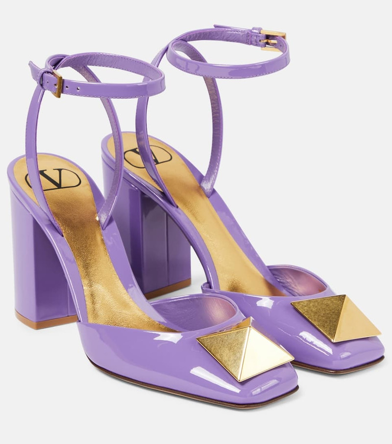 Roman Stud leather pumps - 1