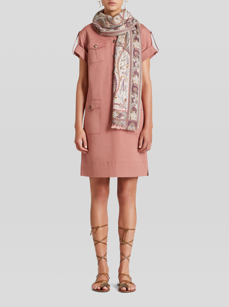 Etro FLORAL PAISLEY CASHMERE AND SILK SCARF outlook