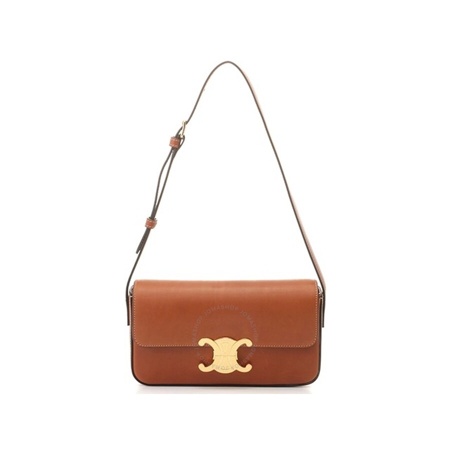 Open Box - Celine Shoulder Bag Triomph Claude In Natural Calfskin - 2